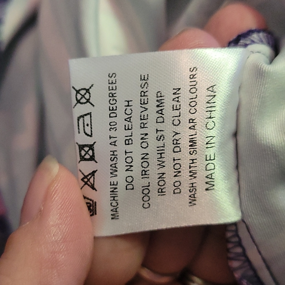 Lindy Bop Lily Baking Bookshelf Dress Navy/Purple - Picture 11 of 11